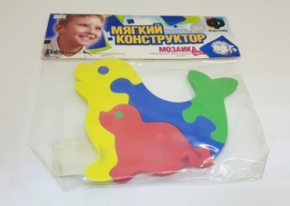 Конструктор мягкий "Тюлень теленком" 123068