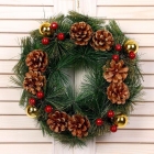 Венок рождественский в ассортименте d15 см F1 