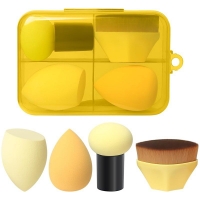 Косметический спонжик в наборе, в футляре 092 (4 предмета)