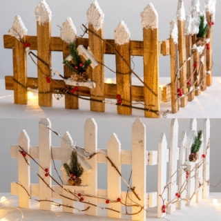 Забор деревянный, декоративный 30*100 см. 182-13/14