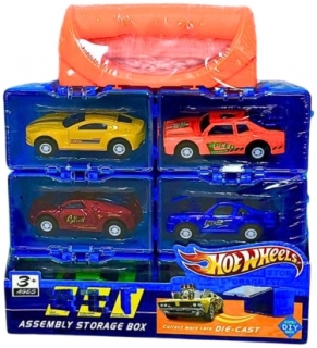 Набор моделек в контейнерах 6 шт. 5506-1А (Hot Wheels)