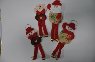 Дед Мороз/Медвежонок/Снеговик с колокольчиками (печеньки)