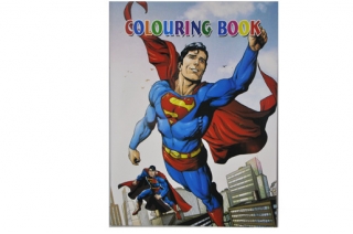 Раскраска с наклейками "Супермен"