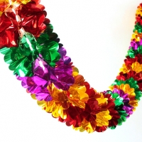 Гирлянда из фольги круглая (диаметр 15 см) J-61