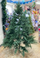 Ель искусственная гелевая, темная 2,1 м. S-43