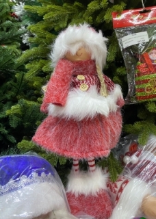 Девочка в красной одежде 36 см А1-39АВ ( с длин. ножками)