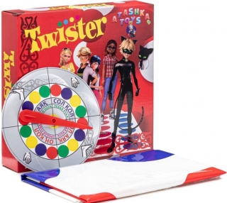 Настольная игра "Твистер" 80230. красный (ТОО "АLA Eхpo"