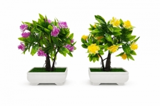 Бонсай с розочками в горшке 23 см. Z-125