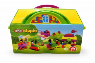 Конструктор в контейнере "Duplo" (57 деталей) Узбекистан.