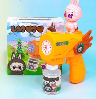 Мыльные пузыри с пистолетом в коробке 0156С (Labubu)