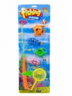 Набор рыбалки на картоне 1024Х4 (4 рыбки)