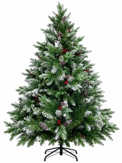 Нов. Сосна искусственная с ягодками 1,2 м.S-23 ( 3 части)