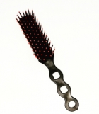 Массажка узкая, чёрная 101