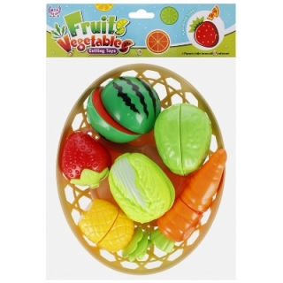Набор овощей и фруктов в корзине А432-3А (разрезные)