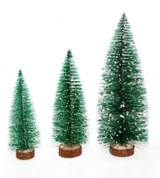 Ёлочка на деревянной подставке 20 см.