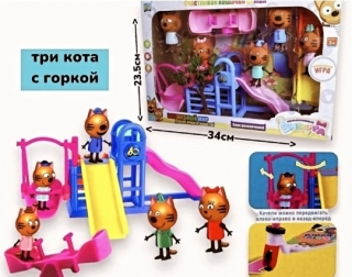 Набор "Три кота.Парк" в коробке DT3323-8E
