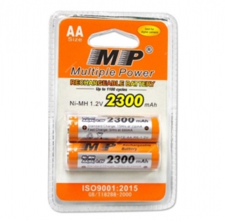 Батарейки "МР" 2 шт. 2300mah (акумм.)