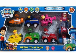 Набор машин в коробке 7 шт. M-99B (Paw Patrol)