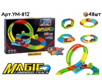 Автотрек в коробке YM-812 (95 дет.)
