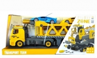 Машина автовоз в коробке YW9086B (конструктор)