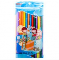 Трубочки для коктейля 50 шт. JF6026 (большие)