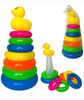 Пирамида "Уточка" 368-13Р, 13 колец, высота 42 см.