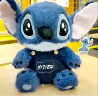 Мягкий Стич меховой в комбинезоне 53 см.