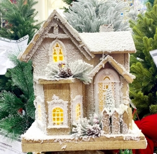 Домик светящийся 37 см. 182-16