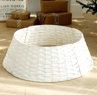 Корзина для елки белая d 5-70 см.А77-6 ( 4 детали)