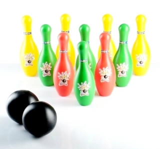 Набор кеглей в сеточке ( 10 шт.+ 2 шара) РР2018-078(Узбекистан)