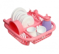 Набор посуды с сушилкой , в сеточке №437 (Узбекистан)