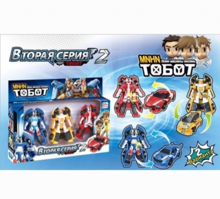 Трансформеры "Tobot" в коробке 3 шт. 959А