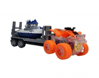 Маш. квадроцикл с прицепом YM-1009G1 (с катером)