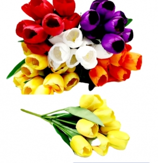 Стат. цв. тюльпаны 45 см. YX-3(9 голов)