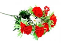 Стат. цв. Букет с вишнями 52 см.DG-36 ( 11 веточек)