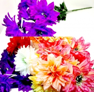 Стат. цв. Георгины 70 см. DG-35 ( 7 голов)