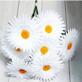 Стат. цв. Ромашки 78 см. DG-20 ( 7 голов)