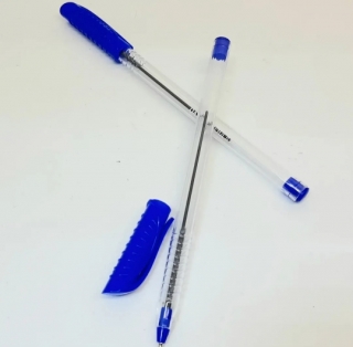 Ручка шариковая прозрачная 7852 (Qazaq Бренд)