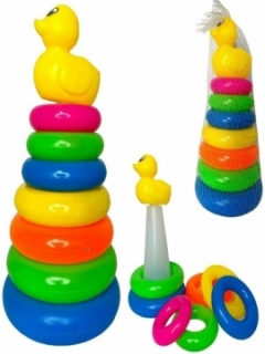 Пирамида "Уточка" 917, 7 колец, высота 23,5 см.