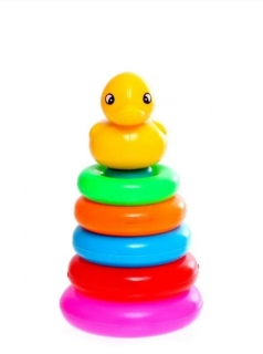 Пирамида "Уточка" 915, 5 колец, высота 17 см.