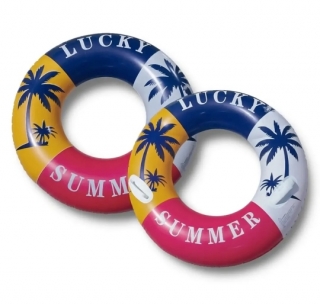 Надувной круг "Lucky Summer" d 90 cм. В-218 ( с ручками)
