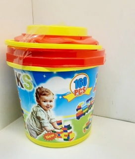 Конструктор в ведре №047 ( 160дет.) Узбекистан