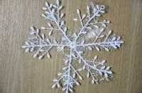 Снежинка 15 см. 3 шт.