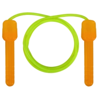Скакалка гелевая неоновая, большая 2,6 м. 221