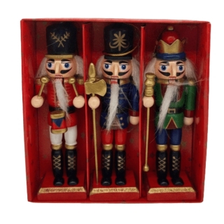 Щелкунчик в блистере 3 шт. 12,5 см. РТ-14