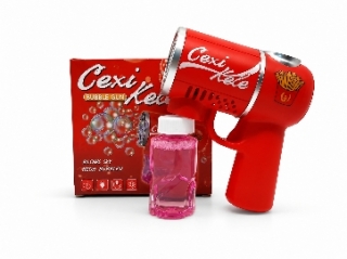Мыльные пузыри с пистолетом в коробке LY037/CCC-44 (Cola)
