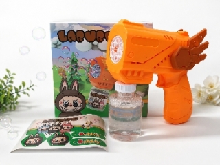 Мыльные пузыри с пистолетом в коробке 0156В (Labubu)