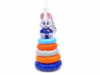 Пирамида "Zootopia" НJ-0825.5 колец,в 20 см.
