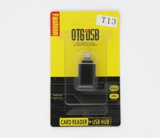 Переходник-адаптер на картоне Т13 (USB на iPhone)