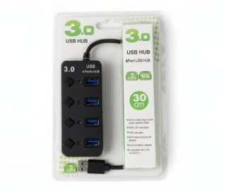Переходник USB HUB в блистере H7-4 (4 порта)